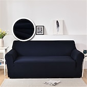 baratos Cobertura de Sofa-Capa de sofá elástica à prova de poeira e todo-poderosa, capa de sofá de tecido supermacio cor de vinho com uma capa de reforço grátis (cadeira/sofá de dois lugares/3 lugares/4 lugares)