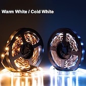 preiswerte USB-Streifenlichter-led lichtstreifen usb schnittstelle oder aa batteriekasten netzteil flexibel 2835 smd pro meter 60 leds 8mm warmweiß kaltweiß 5v led lichtstreifen
