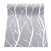 Χαμηλού Κόστους Ταπετσαρία-δροσερές ταπετσαρίες ανάγλυφη ταπετσαρία τοίχου τοιχογραφία μοντέρνα 3d ταπετσαρία χοντρή μη υφασμένη απομίμηση ελαφιού βαθύ ανάγλυφο μοτίβο καμπύλης κάλυμμα τοίχου αυτοκόλλητο ταινία μοντέρνα δέντρο