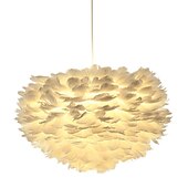 tanie Światła wysp-Lampa wisząca led 30/40/45/50/55/60/70 cm pojedynczy projekt wisiorek lekki metal pióro artystyczne inspirowane naturą 220-240 v