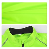 cheap Men&#039;s Jackets &amp; Gilets-Nuckily Men&#039;s Cycling Jacket Rain Jacket Packable Waterproof Windproof UV Protection Bike Jacket Windbreaker Mountain Bike MTB Road Bike Cycling City Bike Cycling Black White Yellow Bike Wear