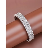 billige Armbånd-Dame Armbånd Multi Layer Dyrebar Personalisert Stilfull Kunstnerisk Luksus Elegant Legering Armbånd Smykker Sølv Til Gave Ferie Engasjement Skoleball Festival