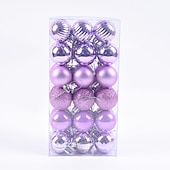 36pcs Christmas Baubles Ball Ornaments Xmas Decoration, 4cm Small Hanging Balls for Christmas Tree, Holiday, Party and Gift cheap Ornaments-36pcs Christmas Baubles Ball Ornaments Xmas Decoration, 4cm Small Hanging Balls for Christmas Tree, Holiday, Party and Gift