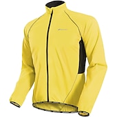 cheap Men&#039;s Jackets &amp; Gilets-Nuckily Men&#039;s Cycling Jacket Rain Jacket Packable Waterproof Windproof UV Protection Bike Jacket Windbreaker Mountain Bike MTB Road Bike Cycling City Bike Cycling Black White Yellow Bike Wear