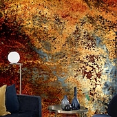 baratos Papel de Parede-mural papel de parede adesivo de parede cobrindo impressão descascar e colar autoadesivo nostálgico ferrugem ilustração art déco parede pvc / vinil decoração para casa