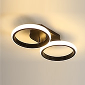 cheap Dimmable Ceiling Lights-LED Ceiling Light 34.5 52.5 cm Cluster Design Square Line Design Flush Mount Lights Aluminum Vintage Style Metal Linear Painted Finishes LED Vintage 220-240V