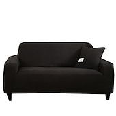 economico Copridivano-copridivano copridivano jacquard elastico divano componibile poltrona divanetto 4 o 4 o 3 posti forma a L bordeaux rosso bianco grigio nero tinta unita morbido resistente lavabile
