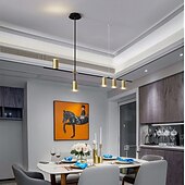 economico Luci a sospensione-lampada a sospensione a led 123 cm lampada a sospensione design singolo in metallo stile nordico 220-240v