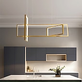 abordables Lámparas de araña-luz colgante led 80 cm formas geométricas candelabro de un solo diseño aluminio estilo formal estilo moderno elegantes acabados pintados led moderno 220-240v