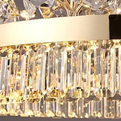 cheap Chandeliers-LED Pendant Light 60 cm Lantern Design Chandelier Stainless Steel Electroplated Modern 220-240V