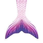 abordables Maillot de bain sirène-Enfants Fille One Piece Maillots de bain sirène Maillot de Bain Plage Le Jour des enfants Géométrique Maillots de bain 4-12 ans Eté Bleu Fuchsia