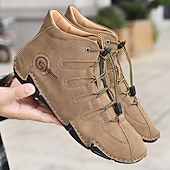 Χαμηλού Κόστους Ανδρικά Sneakers-Ανδρικά Μπότες Ανδρικά παπούτσια casual Μεγάλα Μεγέθη Χειροποίητα Παπούτσια Παπούτσια άνεσης Δουλειά Κλασσικό Καθημερινό ΕΞΩΤΕΡΙΚΟΥ ΧΩΡΟΥ Καθημερινά Δέρμα Χοιρόδερμα