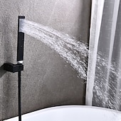 olcso Csaptelepek fürdőkádhoz-kád csaptelep - modern galvanizált falra szerelhető kerámia szelepes kád zuhanycsapok