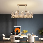 olcso Csillárok-led függő lámpák 80 cm-es lámpás kialakítású csillár rozsdamentes acél galvanizált modern 220-240v