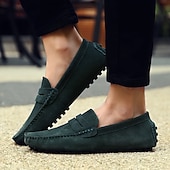 abordables Semi-formel-Mocassins en similicuir pour hommes, chaussures de conduite décontractées à enfiler avec semelle antidérapante - parfaites pour un usage quotidien