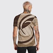 お買い得  メンズプラスサイズTシャツ-男性用 プラスサイズ シャツ ビッグアンドトール グラフィック クルーネック プリント 半袖 夏 デザイナー カジュアル 大きくて背が高い 日常 祝日 トップの