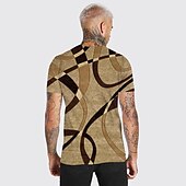 お買い得  メンズプラスサイズTシャツ-男性用 プラスサイズ シャツ ビッグアンドトール グラフィック クルーネック プリント 半袖 夏 デザイナー カジュアル 大きくて背が高い 日常 祝日 トップの