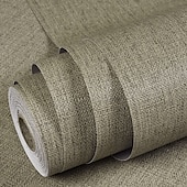 cheap Wallpaper-Wallpaper Self-adhesive Solid Color Wall Fabrics  Non Woven for Home Decoration Waterproof Material Home Decor 53x300cm