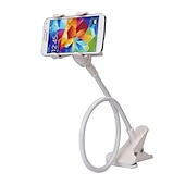 abordables Supports de téléphone-Support de téléphone col de cygne Souple Pince de serrage Support paresseux Support de téléphone pour Intérieur Bureau Chevet Compatible avec Samsung Galaxy iPhone Téléphones portables de moins de