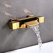 olcso Csaptelepek fürdőkádhoz-kád csaptelep - modern galvanizált falra szerelhető kerámia szelepes kád zuhanycsapok