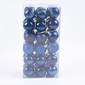 36pcs Christmas Baubles Ball Ornaments Xmas Decoration, 4cm Small Hanging Balls for Christmas Tree, Holiday, Party and Gift cheap Ornaments-36pcs Christmas Baubles Ball Ornaments Xmas Decoration, 4cm Small Hanging Balls for Christmas Tree, Holiday, Party and Gift