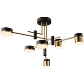 preiswerte Kronleuchter-led deckenleuchte 76/76/101,6 cm geometrische formen kronleuchter metall sputnik geometrisch galvanisierte lackierte oberflächen led nordischen stil 220-240v
