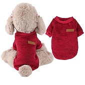 Dog Coat,Pet Dog Clothes Knitwear Dog Sweaters Soft Thickening Warm Pup Dogs Shirt Winter Puppy Dog Sweaters for Dogs 23