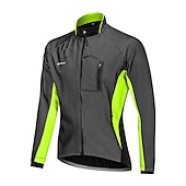 abordables Chaquetas y chalecos para hombre-Nuckily Hombre Chaqueta de Ciclismo Invierno Mantiene abrigado Alta visibilidad Resistente al Viento Transpirable Bicicleta Chaqueta Chándal MTB Bicicleta Montaña Ciclismo Carretera Ciclismo urbano