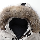 preiswerte Daunenjacken &amp; Parkas für Herren-Herren Wintermantel Winterjacke Daunenjacke 90% weiße Entendaunen Windundurchlässig Warm Winter Schwarz Weiß Rote Pufferjacke