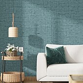 cheap Wallpaper-Wallpaper Self-adhesive Solid Color Wall Fabrics  Non Woven for Home Decoration Waterproof Material Home Decor 53x300cm