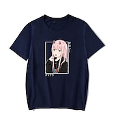 levne Kreslená a filmová postava-Darling in the Franxx Nulová dvě Anime Animák Manga Tisk Harajuku Grafika Kawaii Pro Pánské Dámské Dospělé Zpátky do školy Horká ražba