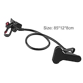 abordables Supports de téléphone-Support de téléphone col de cygne Souple Pince de serrage Support paresseux Support de téléphone pour Intérieur Bureau Chevet Compatible avec Samsung Galaxy iPhone Téléphones portables de moins de