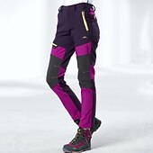 olcso Alsók-Női Planinarske hlače Fleece bélelt nadrág Télikabát Softshell nadrág Divat Tavasz Ősz Tél Külső Szigetelt Melegen tartani Gyapjú bélés Vízálló Nadrágok Alsók Rugalmas derék Cipzáras zseb Katonai