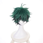 お買い得  アニメウィッグ-緑谷出久かつらマスク 僕のヒーローアカデミア デクコスプレウィッグ 緑谷出久コスプレ ハロウィンかつら