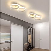cheap Dimmable Ceiling Lights-LED Ceiling Light 34.5 52.5 cm Cluster Design Square Line Design Flush Mount Lights Aluminum Vintage Style Metal Linear Painted Finishes LED Vintage 220-240V