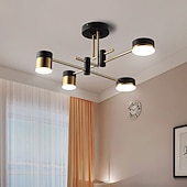 preiswerte Kronleuchter-led deckenleuchte 76/76/101,6 cm geometrische formen kronleuchter metall sputnik geometrisch galvanisierte lackierte oberflächen led nordischen stil 220-240v