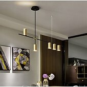 economico Luci a sospensione-lampada a sospensione a led 123 cm lampada a sospensione design singolo in metallo stile nordico 220-240v