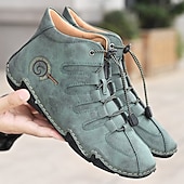 Χαμηλού Κόστους Ανδρικά Sneakers-Ανδρικά Μπότες Ανδρικά παπούτσια casual Μεγάλα Μεγέθη Χειροποίητα Παπούτσια Παπούτσια άνεσης Δουλειά Κλασσικό Καθημερινό ΕΞΩΤΕΡΙΚΟΥ ΧΩΡΟΥ Καθημερινά Δέρμα Χοιρόδερμα
