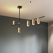 economico Luci a sospensione-lampada a sospensione a led 123 cm lampada a sospensione design singolo in metallo stile nordico 220-240v