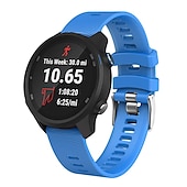 tanie Opaski do zegarków Garmin-Pasek do zegarka na Garmin Forerunner 55 245 645 Music Venu 2 Plus / Sq / Sq Muzyka Vivomove 3 HR Luxe Style Sport Podejście S42 / S40 / S12 Venu Silikon Zastąpienie Pasek 20mm Regulowany Oddychający