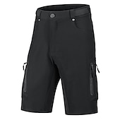 お買い得  メンズショートパンツ・タイツ・パンツ-男性用 MTBショーツ バイク バギーショーツ MTBショーツ マウンテンサイクリング ロードバイク スポーツ パッチワーク 3Dパッド 高通気性 速乾性 吸汗性 ブラック アーミーグリーン 衣類 サイクルウェア