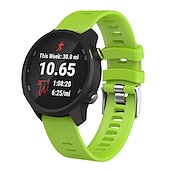 tanie Opaski do zegarków Garmin-Pasek do zegarka na Garmin Forerunner 55 245 645 Music Venu 2 Plus / Sq / Sq Muzyka Vivomove 3 HR Luxe Style Sport Podejście S42 / S40 / S12 Venu Silikon Zastąpienie Pasek 20mm Regulowany Oddychający