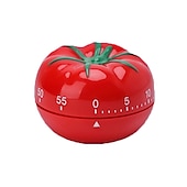お買い得  キッチン用品＆小物-キッチンタイマーベーキング目覚まし時計トマトリマインダーメカニカルカウントダウンタイマー
