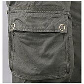 cheap Cargo Pants-Men&#039;s Cargo Pants Hiking Pants Trousers Work Pants Military Outdoor Ripstop Breathable Quick Dry Multi Pockets Bottoms 6 Pockets Black Green Cotton Hunting Fishing Climbing 30 32 34 36 38