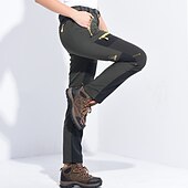 olcso Alsók-Női Planinarske hlače Fleece bélelt nadrág Télikabát Softshell nadrág Divat Tavasz Ősz Tél Külső Szigetelt Melegen tartani Gyapjú bélés Vízálló Nadrágok Alsók Rugalmas derék Cipzáras zseb Katonai