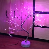 お買い得  装飾ライト-卓上盆栽ツリーライト 108 ledライト ツリーランプ 装飾的なledシマーツリー デスクトップベッドサイド 屋内装飾 母の日 バレンタインギフト