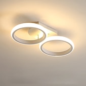cheap Dimmable Ceiling Lights-LED Ceiling Light 34.5 52.5 cm Cluster Design Square Line Design Flush Mount Lights Aluminum Vintage Style Metal Linear Painted Finishes LED Vintage 220-240V