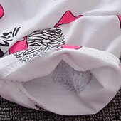 cheap Sets-Girls&#039; 3D Cartoon Bow T-shirt &amp; Shorts Short Sleeve Chic &amp; Modern Basic Casual Kid&#039;s