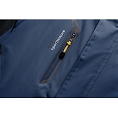 baratos Casacos Leves, Polares &amp; Caminhada-Homens Casaco com capuz Jaqueta Caminhada Softshell Quebra-Vento de Trilha Verão Ao ar livre Retalhos Prova-de-Água A Prova de Vento Secagem Rápida Leve Jaqueta Blusas Zíper Visível de Comprimento