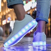 cheap Kids&#039; Sneakers-Boys Girls LED Light Up Sneakers with USB Charging for Parties and Night Activities
